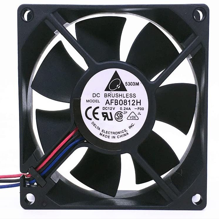 for AFB0812H 12V 0.24A 8CM Chassis Cooling Fan