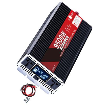Niczu Pure Sine Wave Vehicle Inverter DC 12V 24V 48V 60V to AC 220V 3000W 3500W 4000W 5500W 6500W 8500W 9500W Car Power Voltage Converter,9500W-12V
