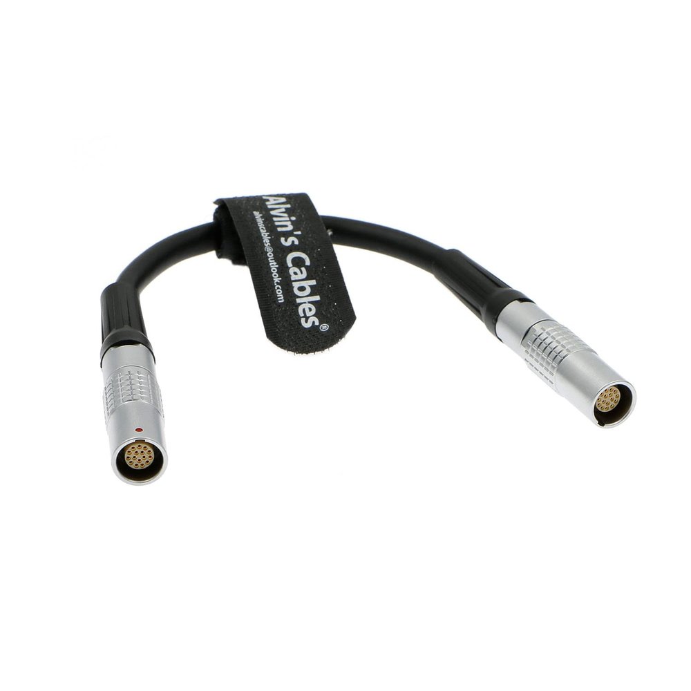 Alvin's Cables LCD EVF 16 Pin Female Extension Cable for Red Epic Scarlet W DSMC 2 Straight to Straight