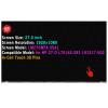 BTSELSS 27" LCD Replacement for HP All in One 27-D L75162-281 L91217-002 LM270WFA-SSA1 LM270WFA SSA1 LM270WFA(SS)(A1) Display in-Cell Touch Screen FHD 1080P 30 Pins(Only for in-Cell Touch Version) view 1