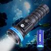 XTAR D30 1600 Lumens Scuba Diving Video Light, Multi-Color LED Underwater Flashlight with 130 Degree Wide Angle Beam, Underwater 100 Meters Diving Photography Light (Full Set) view 1