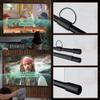 LENG 60'' Portable Projector Screen Manual Roll Up Projection Screen for Movie Game Home Theater Cinema Office Widescreen 3D HD 16:9 White Screen (Size : 60inch-4:3) view 3