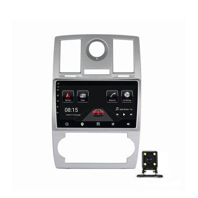 ZYLR 9 Inch Double Din Car Stereo Android Auto & Carplay, Touchscreen in-Dash Navigation for Chrysler 300C 2004-2011 with Bluetooth, GPS, Backup Camera, SWC, FM Car Radio,4g+64g