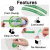 2 Pack Cruxer Replacement for A521203 3D Embossing Tape 12mm x 3m White on Green Self-Adhesive Embossed Label Replacement for Office Mate II 1540 154000 Organizer Xpress Pro 1575 Label Maker view 3