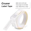 Cruxer 30 Pack Replacement Embossing Label A520101 3/8'' x 9.8' White on Clear 3D Embossed Tape Self-Adhesive Compatible with Organizer Xpress Tape 1540 1550 1570 1595 12966 Labels Makers view 2