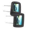 Headrest Player, Universal 2pcs 7in HD Display Control Adjustable Headrest LCD Video Player MP5 Display Black view 2