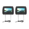 Headrest Player, Universal 2pcs 7in HD Display Control Adjustable Headrest LCD Video Player MP5 Display Black view 4