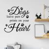 22inch Wall Decals Home Decoration Inspirational Motivational Quote Phrase Dog Quote Positive Vinyl Wall Stickers for Living Room Bedroom Office Nursery Restaurants Decorations view 1