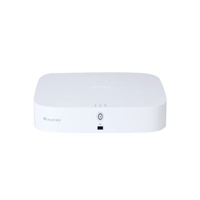 Lorex 4K Ultra HD 8 Channel 2TB IP Security System Network Video Recorder (NVR) with Smart Motion Detection, Voice Control and Fusion Capabilities, White