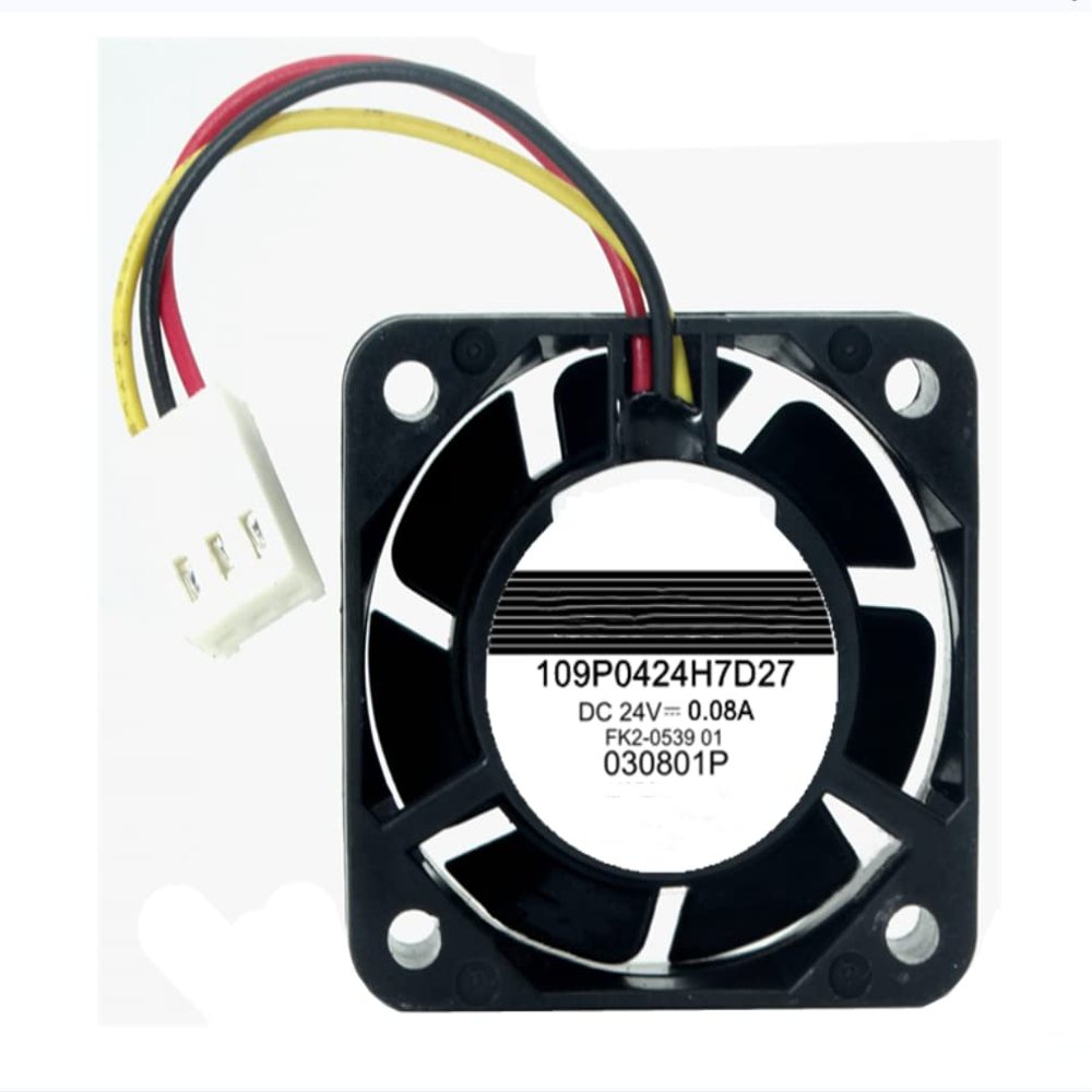 109P0424H7D27 DC24V 0.08A 40X40X15mm 3-Wire Cooling Fan 4015mm