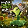 Dyharnsty Plants vs Zombies Plush,PVZ Toys Gatling Pea Plant Soft Figure Dolls(Gatling Pea) view 2