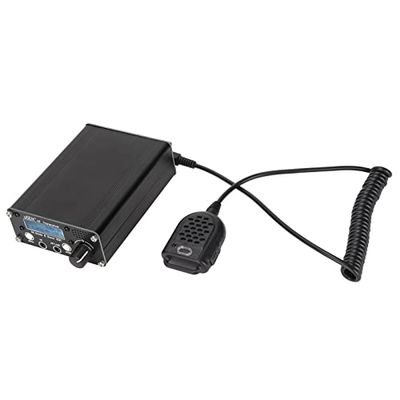 ASHATA Mobile Transceiver, uSDR uSDX v2 8 Band Radio Full Mode Transceiver, HF SSB QRP Shortwave Radio Transceiver, Professional High Efficiency Radio HF Transceiver Default