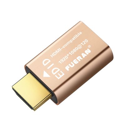 FUERAN HDMI edid EmulatorThrough for Video Splitters, Switches, Extenders & AV Receivers  Dummy hdmi Emulator, Stable Signal Output(1920X1080P@120Hz)