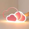 LED Chandeliers, Led Chandelier Lamp for Children s Room Bedroom Kindergarten Nursery Child White Cloud Modern Ceiling Dimmable Lighting Fixtures-Pink_D52cm (Color : Pink, Size : D42cm) view 3