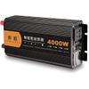 QHYXT Pure Sine Car Inverter Converter 3200W,4000W,5000W,6000W,8000W,9000W,12000W,15000W Current Converter DC 12V 24V to AC 220V Power Inverter with LCD Display and USB Port,3200W-24V view 1