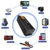 QHYXT Pure Sine Car Inverter Converter 3200W,4000W,5000W,6000W,8000W,9000W,12000W,15000W Current Converter DC 12V 24V to AC 220V Power Inverter with LCD Display and USB Port,3200W-24V view 2