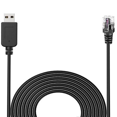 Radar Detector Cable, with USB to RJ11 Plug,for Escor t Valentine One Unide n Beltronics Cobr Radar Detector,Replacement Power Cable for Radar Detectors(RJ11-9.84ft)