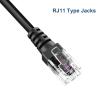Radar Detector Cable, with USB to RJ11 Plug,for Escor t Valentine One Unide n Beltronics Cobr Radar Detector,Replacement Power Cable for Radar Detectors(RJ11-9.84ft) view 2