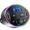 Dual PD 40W Type-C USB Car Charger Bluetooth Car Adapter Bluetooth 5.3 FM Transmitter for Car with Microphone & HiFi Sound MP3 Music Player Radio Audio Receiver Support Hands-Free Calling view 1