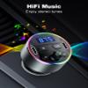 Dual PD 40W Type-C USB Car Charger Bluetooth Car Adapter Bluetooth 5.3 FM Transmitter for Car with Microphone & HiFi Sound MP3 Music Player Radio Audio Receiver Support Hands-Free Calling view 3