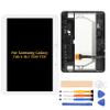 A-MIND for Samsung Galaxy Tab 4 10.1 LCD Display Touch Digitizer(White with Frame) Screen Replacement SM-T530 SM-T531 SM-T535 SM-T537A SM-T537V Full Assembly Repair Kits with Tools view 1