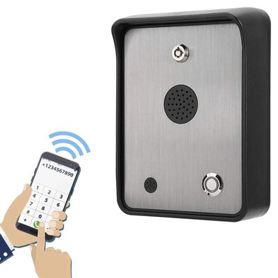 GSM Audio Intercom for Single House Door and Gate Opener Access Controller to Remotely Open Doors for Visitors (AC / DC12V-24V Power Input)