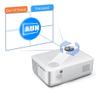 BVASKI Projector Android 9 Video Projector 4K Decode Home Theater Tv Beam view 3