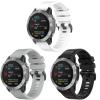 2Pack Compatible with Garmin EPIX Gen2Fenix 7Fenix 6Fenix 5Approach S62Quatix5 Forerunner935COROS VERTIXInstinct Bands, Texture Replacement Soft Flexible Silicone Band Strap Wristband view 1