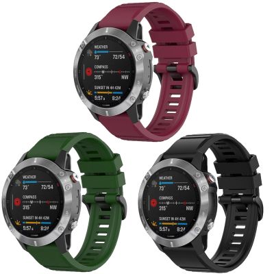2Pack Compatible with Garmin EPIX Gen2Fenix 7Fenix 6Fenix 5Approach S62Quatix5 Forerunner935COROS VERTIXInstinct Bands, Texture Replacement Soft Flexible Silicone Band Strap Wristband