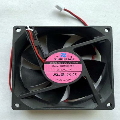 for RDM8025B 12V 0.11A 808025mm Cooling Fan