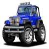 4x4 Off Road KC Lights 3ft Long (36") Wall Decal Vintage 3D Car Movable Stickers Vinyl Wall Stickers for Kids Room view 1