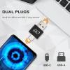 [2 Pack] Micro SD Card Reader for Android Phone,Micro SD Card to USB Adapter, Mini USB C Card Reader for Camera Memory Card Reader, Wansurs Card Reader for PC and Android Phone view 3