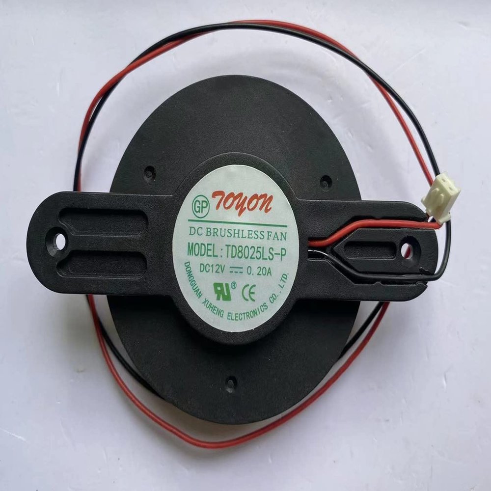 for TD8025LS-P 12V Hole Distance 90MM Fan Blade 75MM Cooling Fan