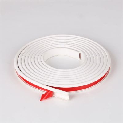 12m U Channel Edge Trim PVC Molding Trim Flexible Self Adhesive U Channel Molding Trim, for Cabinet, Plywood, Table, Edge Protector (Color : White, Size : 12mm)