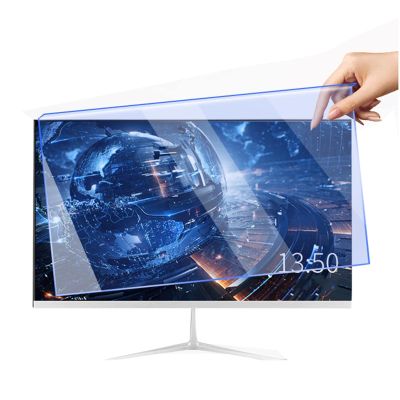 LIGUOYI Hanging Type Screen Protector Panel, Screen Protector for 23 23.6 23.8 Inch 16:9 Diagonal Widescreen LED PC Monitor, Antis-Blue Light Filter for Protects Eyes, No Bubbles, Removable