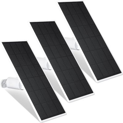 Wasserstein Solar Panel for Google Nest Cam Outdoor- 2.5W Power 3 Pack
