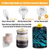 WokHok 25 Watt Wax Warmer Bulbs, Light Bulbs for Full Size Scentsy Warmers,G50/G16.5 Globe E12 Clear Bulbs for Candle Wax Warmer, Long Lifespan, 120 Volt (6 Pack) view 4