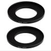 (2 Pcs) 43-67MM Step Up Ring Adapter, 43mm to 67mm Filter Ring, 43 mm Male 67 mm Female Stepping Up Ring for DSLR Camera Lens and ND UV CPL Infrared Filters view 1