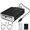Portable Universal CD Player for Car with USB Port AUX Port,USB External CD Player for Vehicle,Laptop,Desktop,TV,Mac,Computer,for Android 4.4 and Above Navigation view 1