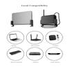 ZZHDESBY Laptop & Router Wall Mount Holder - Storage Rack Compatible with Laptops/WiFi routers/Macbooks/TV Boxes/Network Switches/Modems/Audio Devices and More (Black) view 3
