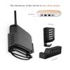ZZHDESBY Laptop & Router Wall Mount Holder - Storage Rack Compatible with Laptops/WiFi routers/Macbooks/TV Boxes/Network Switches/Modems/Audio Devices and More (Black) view 4