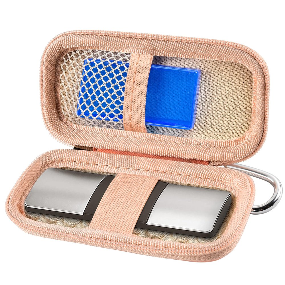 Heart Monitor Case Compatible with AliveCor Kardia Mobile ECG/for KardiaMobile 6L for Apple and Android Device - CASE ONLY (Pink)