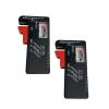 Battery Tester Checker, Universal Small Battery Tester for AAA AA C D 9V 1.5V, Button Cell Batteries Checker - Small Volt Checker for All Batteries - 2 Pack view 1