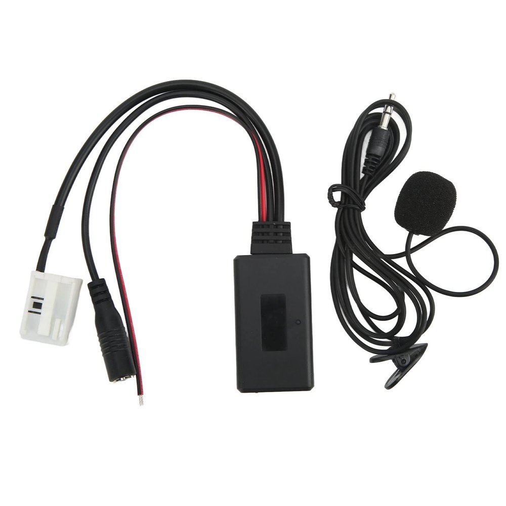 Audio Cable, Bluetooth AUX Music Interface Adapter Audio Cable Qiilu Bluetooth Aux in Cable with Microphone Replacement for Benz W169 W245 W203 W209