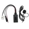 Audio Cable, Bluetooth AUX Music Interface Adapter Audio Cable Qiilu Bluetooth Aux in Cable with Microphone Replacement for Benz W169 W245 W203 W209 view 1