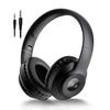 X5 Wireless FM Radio Headphones with Bluetooth, Built in Microphone, Rechargeable and Portable Radio Headset, Over Ear Headphone with Soft Ear Muffs, Stereo Sound, for Jogging, Cycling, Mowing view 1