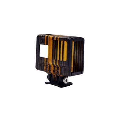 Drone accessories For CineLog35 for GoPro 5/6/7/8/9/10 Adjustable TPU Mount for Cinelog35 Series Drone For DIY RC FPV Quadcopter Drone Accessories Parts replaceable ( Color : Black Orange 8 )