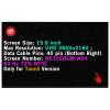 BTSELSS LCD Replacement for BOE07D9 NE156QUM-N64 NE156QUM N64 Touch Screen 15.6" 60 Hz 40 Pins 72% NTSC UHD 38402160 IPS Display Panel (Without Bracket) view 1