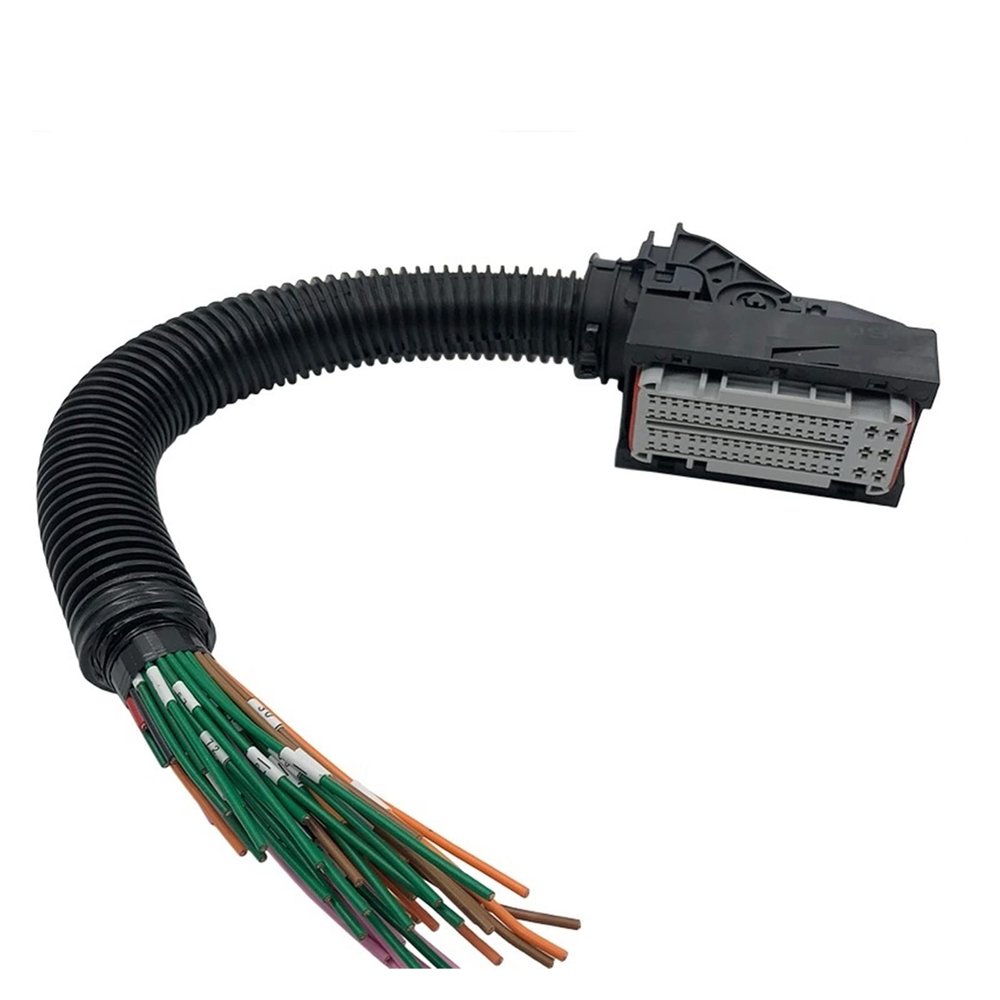 Demasiado 1 Set 76 Pin Computer Board ECU Connector Plug with Cable Wiring Harness Compatible with Xichai J6 Weichai 612650080075 3601115-91E-52E (Color : Army Green, Package : 1 Set)