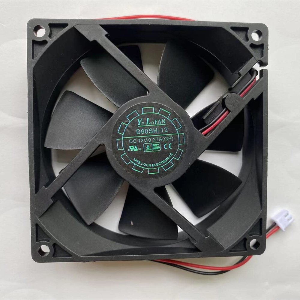 for D90SH-12 12V 0.27A 2-Wire 909025mm case Cooling Fan
